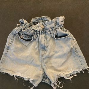 All saints paper bag shorts